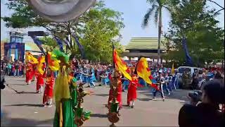 JUARA 2 MARCHING BAND STREET PARADE [upl. by Ystap751]