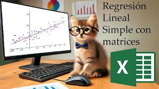 Regresión Lineal Simple con matrices paso a paso [upl. by Wimsatt]