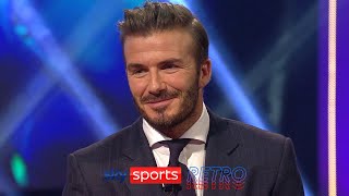 quotMy greatest moment in an England shirtquot  David Beckham on his goal against Greece [upl. by Ilram]