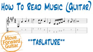 How to Read Music Guitar  TAB vs Standard Notation [upl. by Kazim]