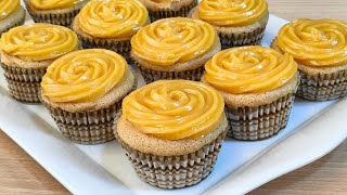 COFFEE CHIFFON CUPCAKES  STABLE YEMA FROSTING COFFEE YEMA CUPCAKE RECIPE [upl. by Nakre]