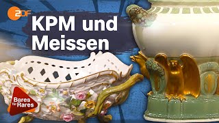 Kostbares Porzellan Porzellanterrine von KPM und Porzellanschale von Meissen  Bares für Rares [upl. by Artemisa]