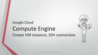 Google Cloud Compute Engine  Create VM instance SSH connection [upl. by Soisatsana]