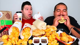 Orlins First Time Trying Burger King • MUKBANG [upl. by Atileda]