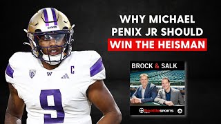 Why Washington Huskies QB Micheal Penix Jr should win the Heisman Trophy [upl. by Aihtniroc]