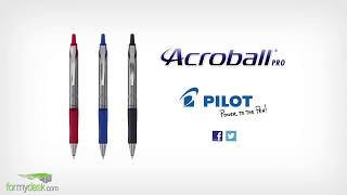 Pilot Acroball Pro Ballpoint Pen [upl. by Drofkcor]