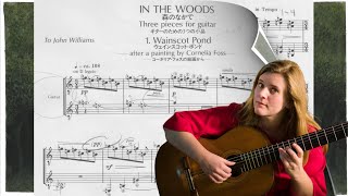 Kristina Vårlid plays Tōru Takemitsu In The Woods Score Video [upl. by Ximenez169]