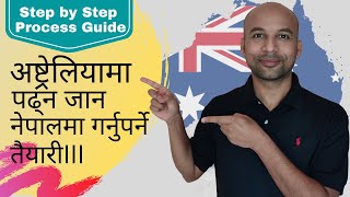 Study in AUSTRALIA How to Apply guide for students from Nepal Step by step student visa guidelines [upl. by Robbyn996]