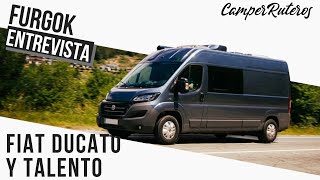 👉CAMPERIZAR furgoneta Fiat Talento y Fiat Ducato  FurgoK  Entrevista 2018 102 [upl. by Nylcsoj777]