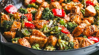 Easy Teriyaki Chicken Stir Fry [upl. by Helban]