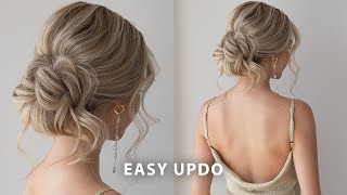 Easier Than It Looks Updo ❤️✨ Wedding Hairstyle Wedding Guest Prom [upl. by Sorcha213]