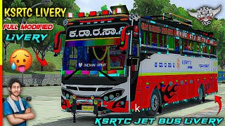 KSRTC JET BUS LIVERY RELEASED 🤩 KSRTC MODIFIED LIVERY 😍 KSRTC LIVERY BY THEMB21 [upl. by Tattan]