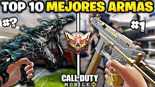 LAS 10 MEJORES ARMAS PARA RANKED EN LA NUEVA TEMPORADA COD MOBILE  NUEVA TEMPORADA 3 COD MOBILE [upl. by Aisetal]