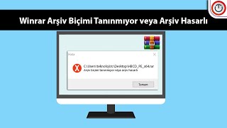 🛠️ Winrar Arşiv Biçimi Tanınmıyor veya Arşiv Hasarlı ÇÖZÜLDÜ [upl. by Cleo538]