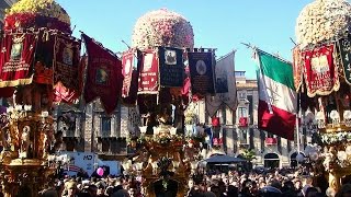 Festa delle Candelore  Sant Agata 3 Febbraio 2014 Catania [upl. by Hercules]