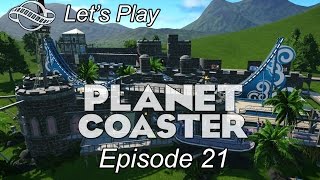 Lets Play Planet Coaster Alpha 1  Dreamland  episode 21  New Ride Part 2 [upl. by Tteragram]