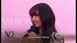 LISA  INTERVIEW Victorias Secret Show [upl. by William]