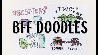 10 Best Friend Doodle Cards Puns and more  Doodles by Sarah [upl. by Sirdna]