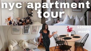 nyc apartment tour 2500 1 bedroom apartment in Manhattan sharing where everything is from [upl. by Nrobyalc241]