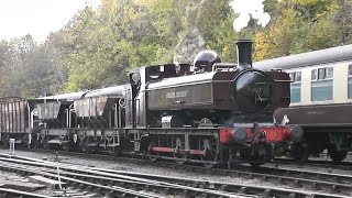 Met 1 amp L92 on the Avon Valley Railway  Sunday 25th October 2015 [upl. by Ettenna]