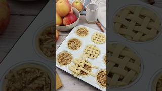 Mini Apple 🍎 Pie autumn baking foodie recipes applepie [upl. by Haile373]