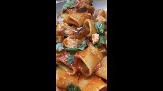 Pasta con melanzane e pesce spada Shorts [upl. by Gusella999]