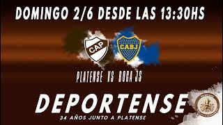 PLATENSE vs BOCA JS  LIGA PROFESIONAL DEL FUTBOL ARGENTINO 2024  DEPORTENSE [upl. by Eelyram]