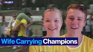 Weirdest Event In The World The World Wife Carrying Championships [upl. by Jessi]