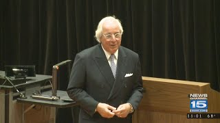 Frank Abagnale speaks as PFWs Omnibus Lecture Series speaker [upl. by Asirahc106]