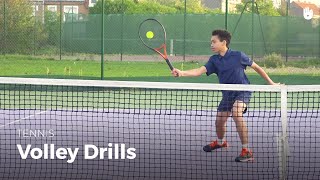 Volley Drills  Tennis [upl. by Nnov]