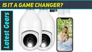 2K 360° WiFi Light Bulb Camera Ultimate Home Security [upl. by Tina]