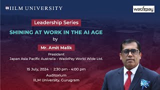 Learn about Work amp AI with Mr Malik President Japan Asia Pacific Australia WadzPay World Wide Ltd [upl. by Lipkin]