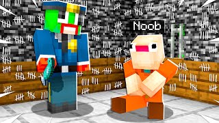 NOOB survives 100 days in Minecraft Prison [upl. by Llaccm]