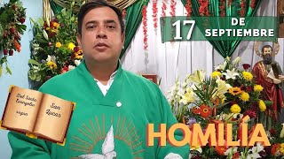 EVANGELIO DE HOY martes 17 de septiembre del 2024  Padre Arturo Cornejo [upl. by Earahs]