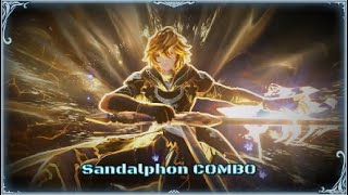 Sandalphon COMBO  Granblue Fantasy Relink [upl. by Letsirhc]