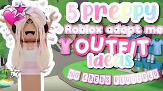 🌴FREE preppy outfits Roblox adopt me  body base tutorial 💞 [upl. by Olfe622]