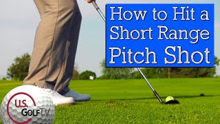 How to Hit Short Approach Shots with Different Trajectories Golf Wedge Swing [upl. by Ruberta]