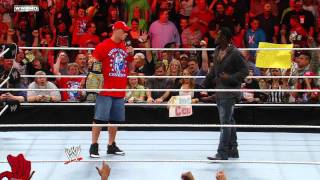 John Cena comes to the rescue of a WWE fan after RTruth picks on them [upl. by Belva]