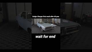 Dodge charger first wash after 40 years trending automobile restoration creative restorationcar [upl. by Armond]