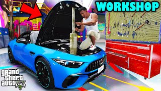 Franklin Become Mechanic And Bought New Luxury Cars in GTA 5  SHINCHAN and CHOP [upl. by Surtimed]