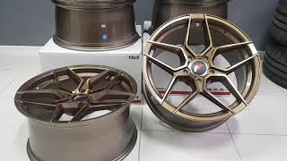 диски JR wheels jr34 18x9 brushed bronze 5x108 5x112 5x1143 5x120 deep concave [upl. by Nalym]