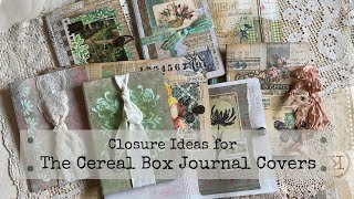 Closures for the Cereal Box Journal Covers [upl. by Enavi]