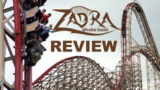 Zadra Review  Energylandias Relentless Speed Machine  RMC Hyper Hybrid Coaster [upl. by Eissel651]