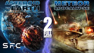 Asteroid Vs Earth  Meteor Apocalypse  2 Full Action Disaster Movies  SciFi Double Feature [upl. by Ellevehc]