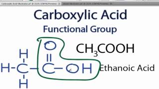 Carboxylic Acid Functional Group Structure [upl. by Egwan]