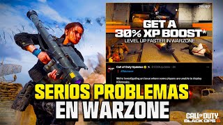 SERIOS PROBLEMAS en WARZONE ERRORES y cambios 2XP aumento Un desastre [upl. by Malone]