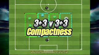 33 v 33 Defensive Compactness Large Rondo Drill [upl. by Zehc]