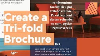 How to Create a TriFold Brochure in Affinity Publisher  Free Brochure Template [upl. by Nordek]