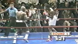 WOW WHAT A KNOCKOUT  Marvin Hagler vs Fulgencio Obelmejias II Full HD Highlights [upl. by Enahsed]