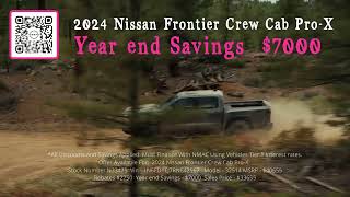 2024 Nissan Frontier ProX December Sales Event [upl. by Alor]